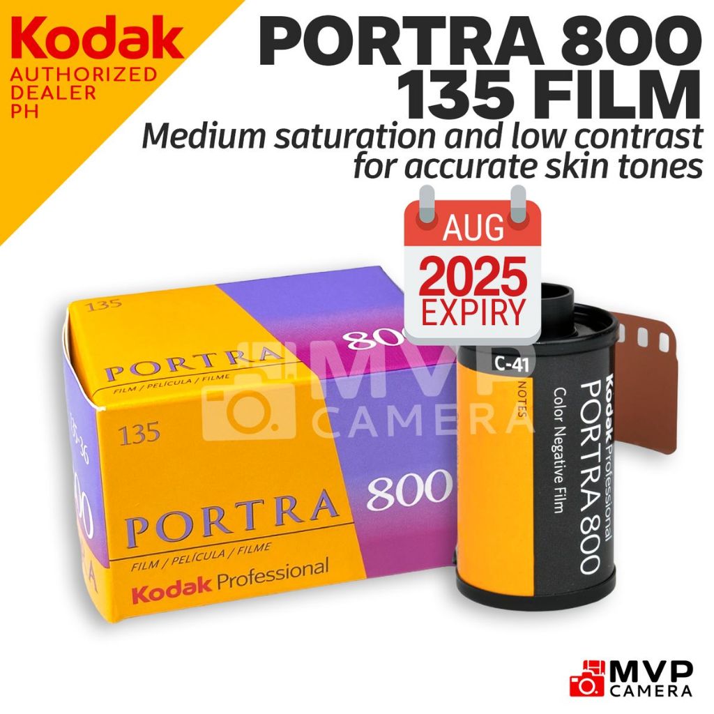 KODAK PORTRA 800 (1 ROLL) 135 35mm Color Professional Negative Film C41