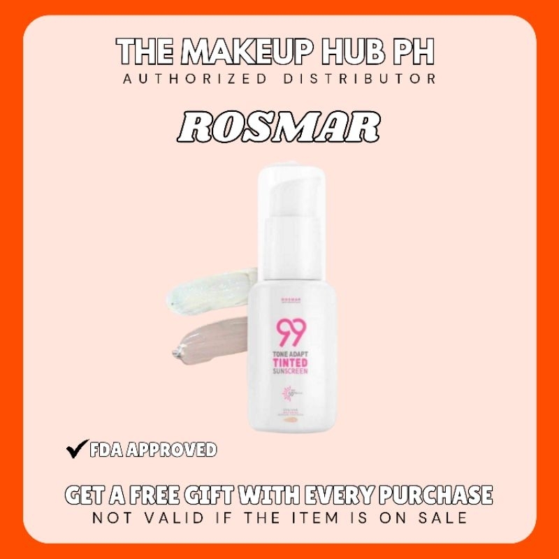 Rosmar 99 Tone Adapt Tinted Sunscreen | Shopee Philippines