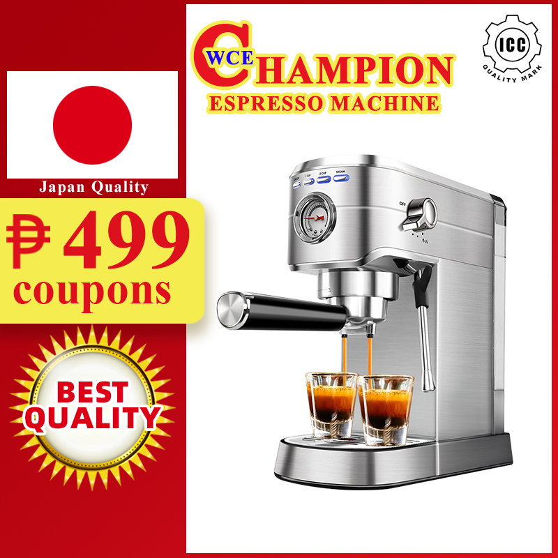 Kndko Espresso Machine, 15 Bar Semi-Automatic Espresso Coffee Maker, Stainless Steel Detachable Water Tank, Milk Frother And Bean Grinder, Perfect For Latte, Cappuccino