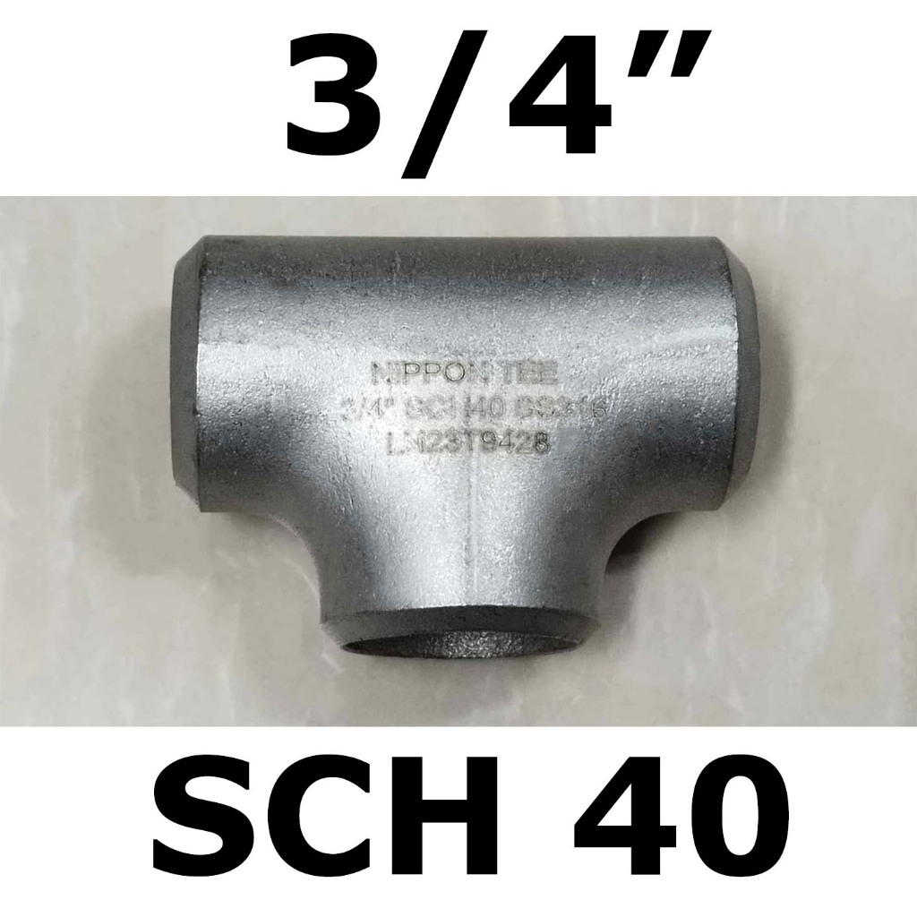 SS WELDING TEE 3/4