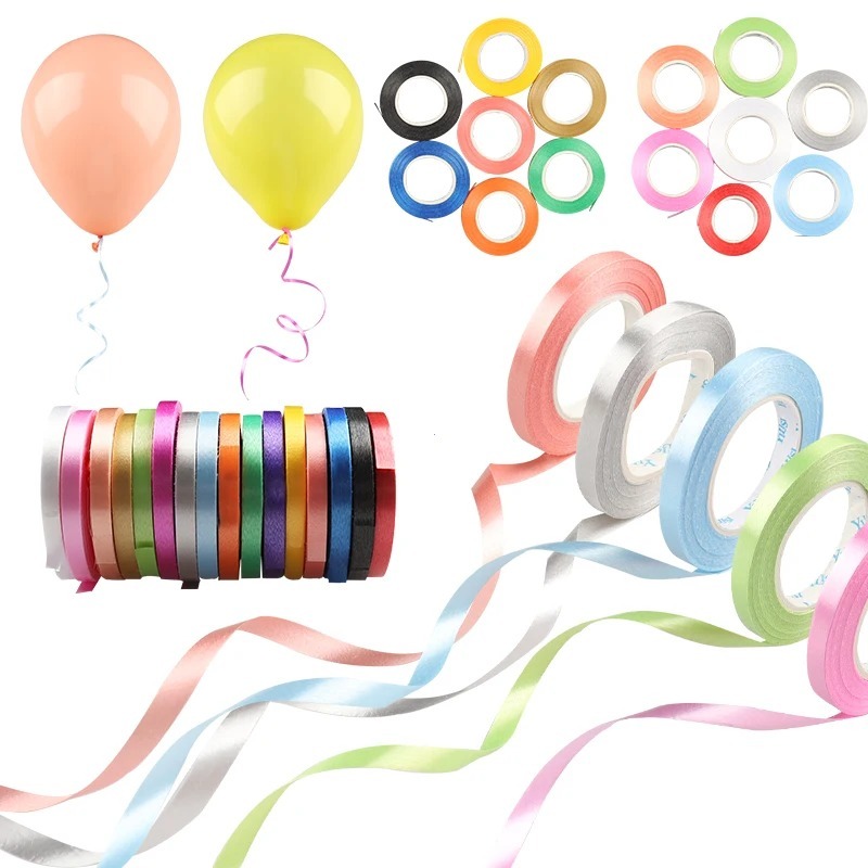 10Meter/Rolls Balloon Ribbon Party Birthday Wedding Accessorie Ribbons ...