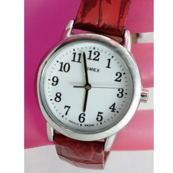 L6:Original T!MEX Indiglo Analog Watch for Women from USA-Silver Tone ...