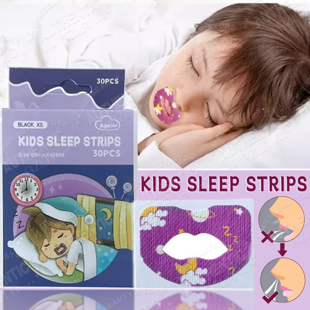 30Pcs Sleep Strips Mouth Tape Nose Sleeping Less Mouth Breathing Anti ...