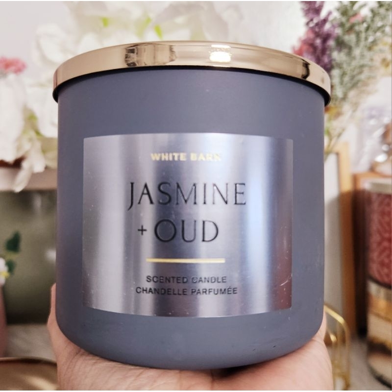 Jasmine + Oud | 3 wick Candle | Bath & Body Works | Shopee Philippines