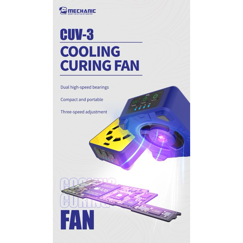 Mechanic CUV-3 Cooling Fan Uv Curing tool | Shopee Philippines