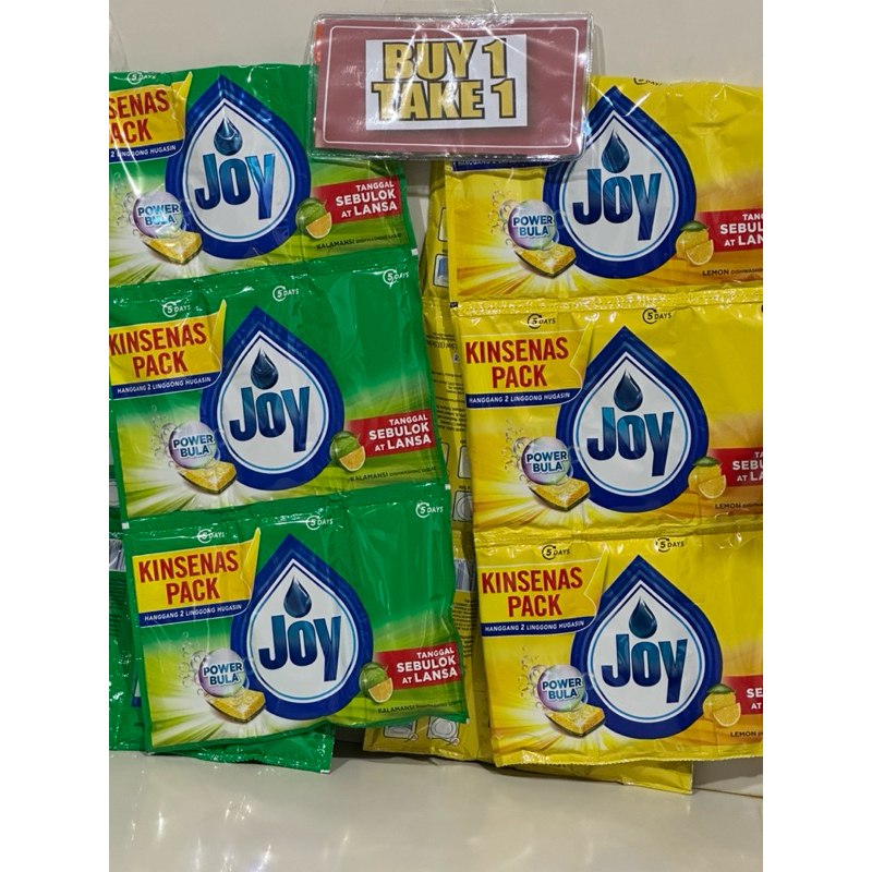 JOY DISHWASHING LIQUID SACHET BUY 1 GET FREE | Shopee Philippines