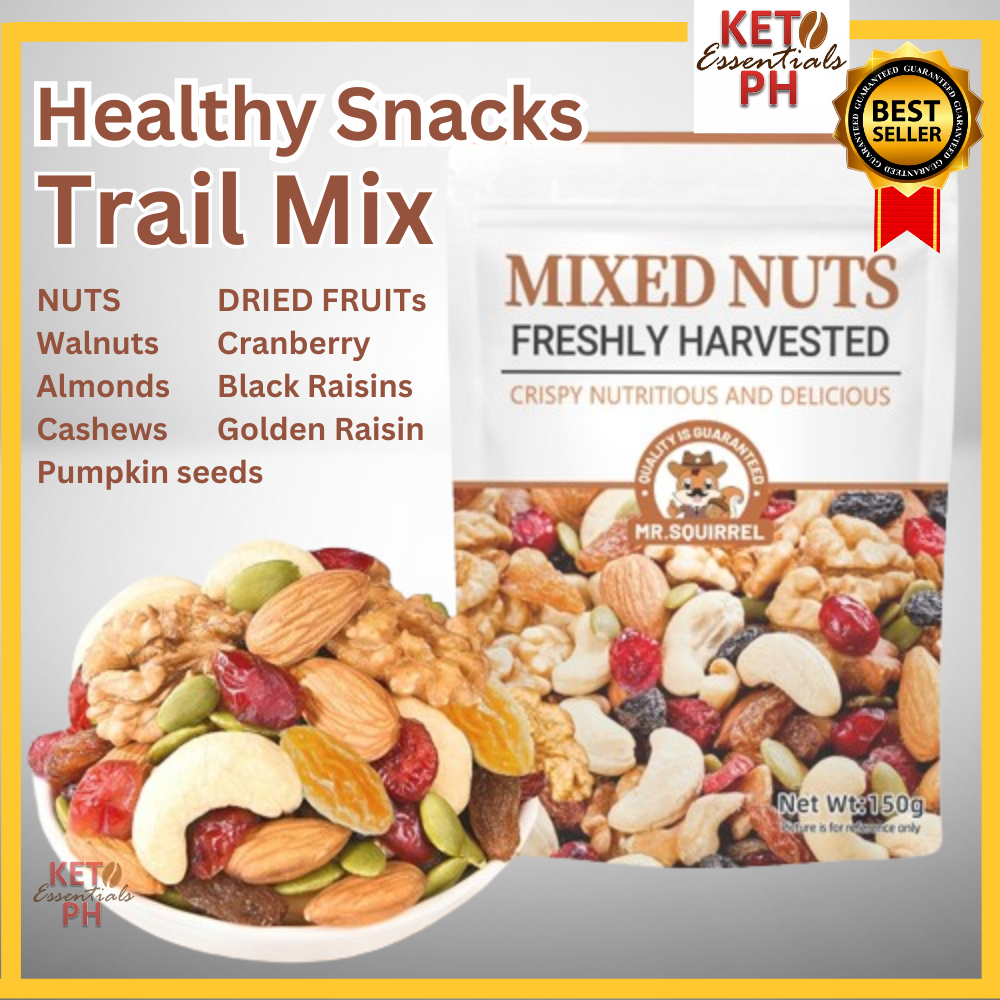 Trail Mix | Keto Snacks | Mixed Nuts Healthy snacks 150g | Shopee ...