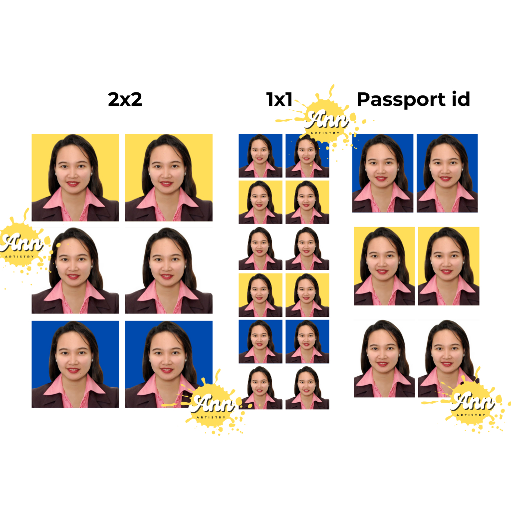 ID PHOTO PRINTING | 1x1 , 2x2 and Passport ID | Shopee Philippines