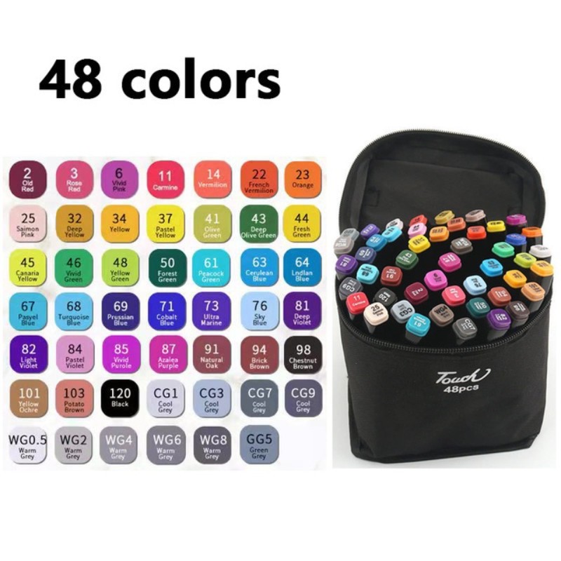KST 24 and 36 Colors Touch Marker Pen Set Highlighter Pen Color Pen ...