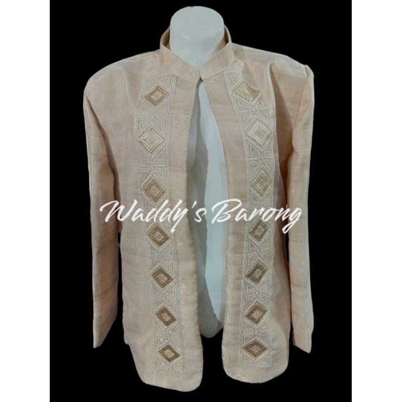 Coat Barong Blazer Pinya Organza (ANY COLOR) | Shopee Philippines