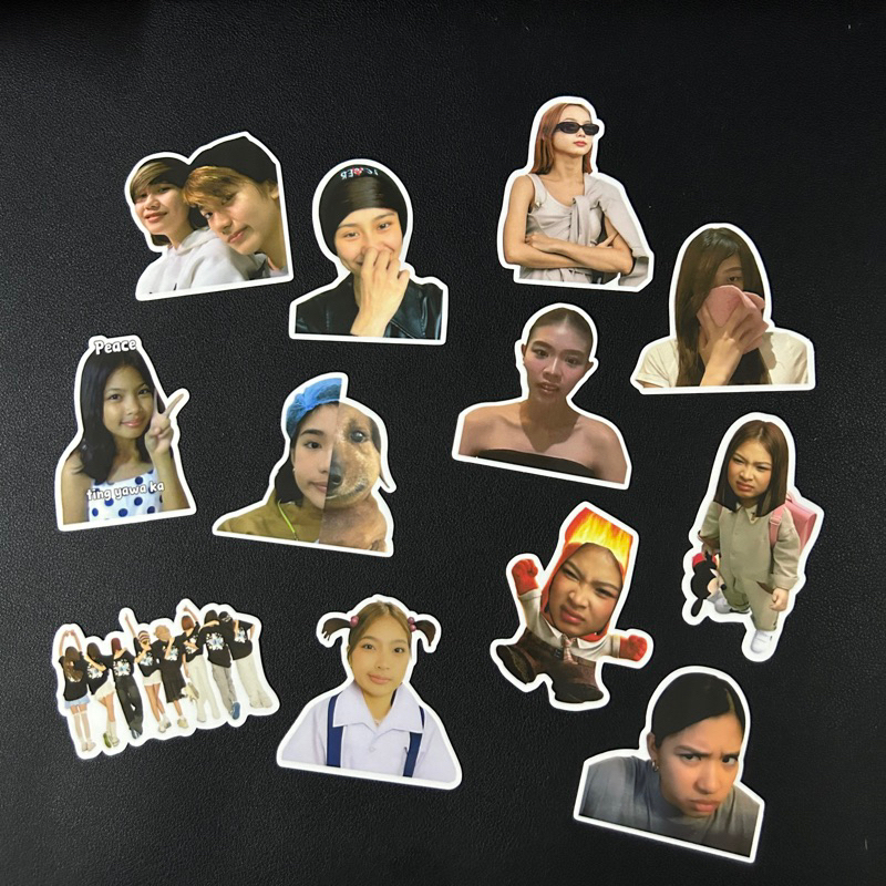 BINI Maloi Mikha Jhoanna Gwen Stacey Aiah Colet Sheena Logo Sticker ...