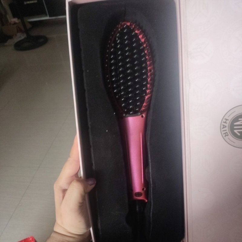 Downtown by eva nyc heated straightening brush hotsell