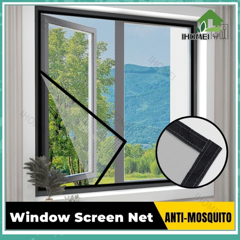Window Net Anti Mosquito Cockroach Magnetic Window Screen Mosquito Net ...