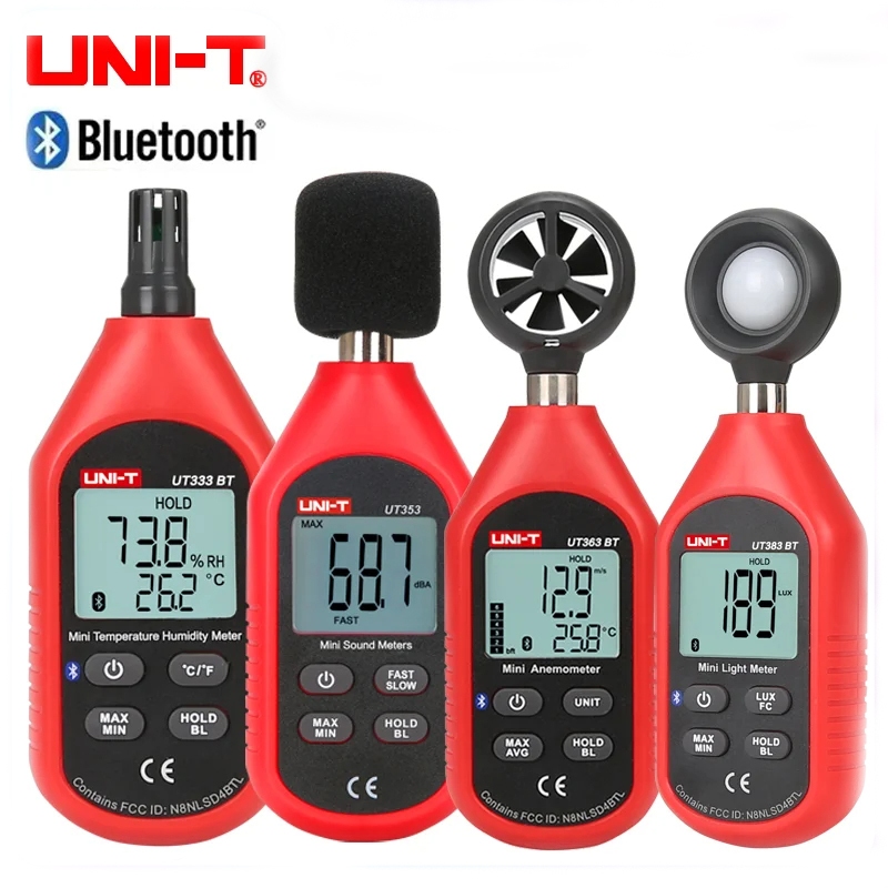 UNI-T UT333 moisture meter Handheld Mini Digital Thermometer Hygrometer ...