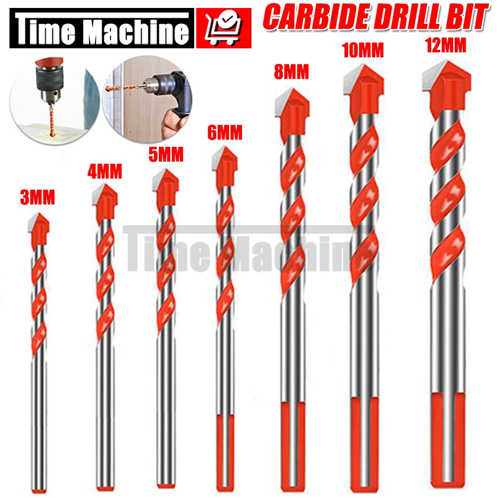 1PC&7PCS Alloy Triangle Overlord Concrete Drill Bit Set For Concrete ...