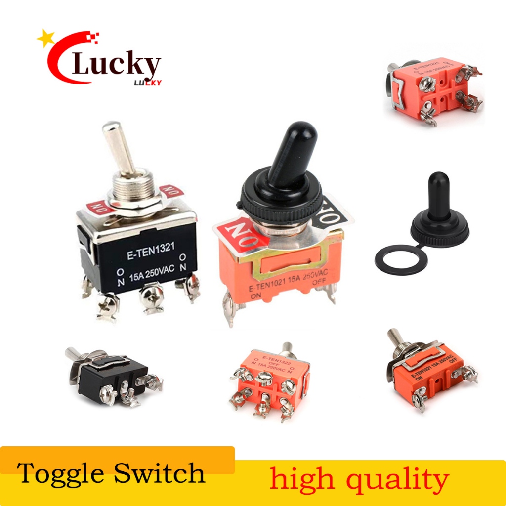Lucky 15A/250VAC waterproof cap Toggle Switch Heavy duty Heavy dutycar