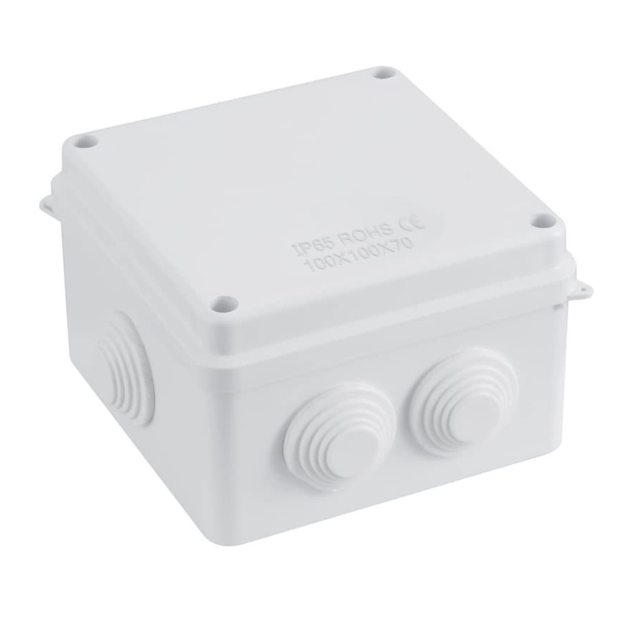 Universal Weatherproof Surface Mounted CCTV Junction Box (100x100x70mm ...
