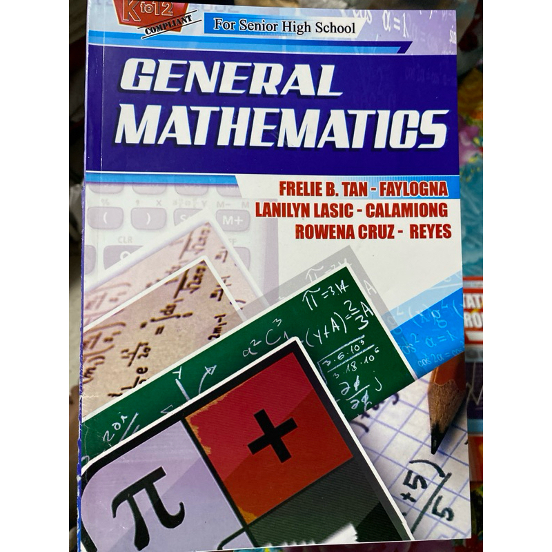 GENERAL MATHEMATICS for Senior High School (2024) | Shopee Philippines