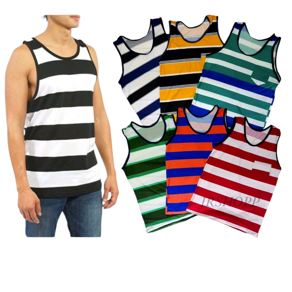 Big Striped Sando for Men Cotton Sando fit up Medium to XL body Frame ...