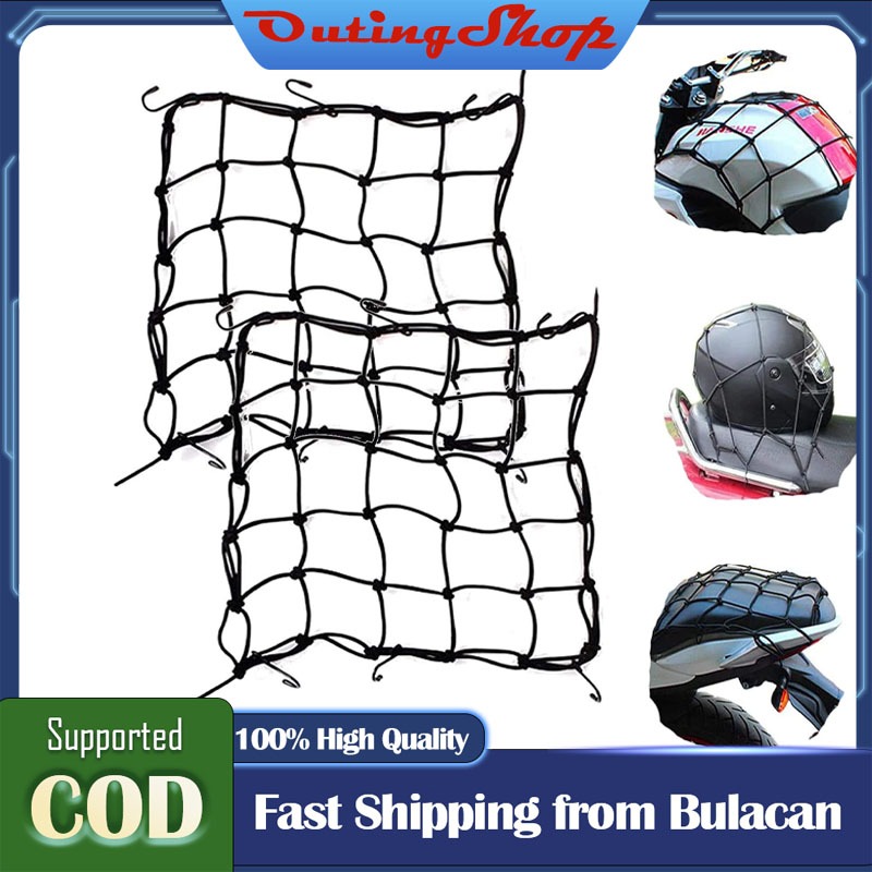 Motorcycle Cargo Net Motorcycle Heavy Duty Bungee Cargo Net Black ...