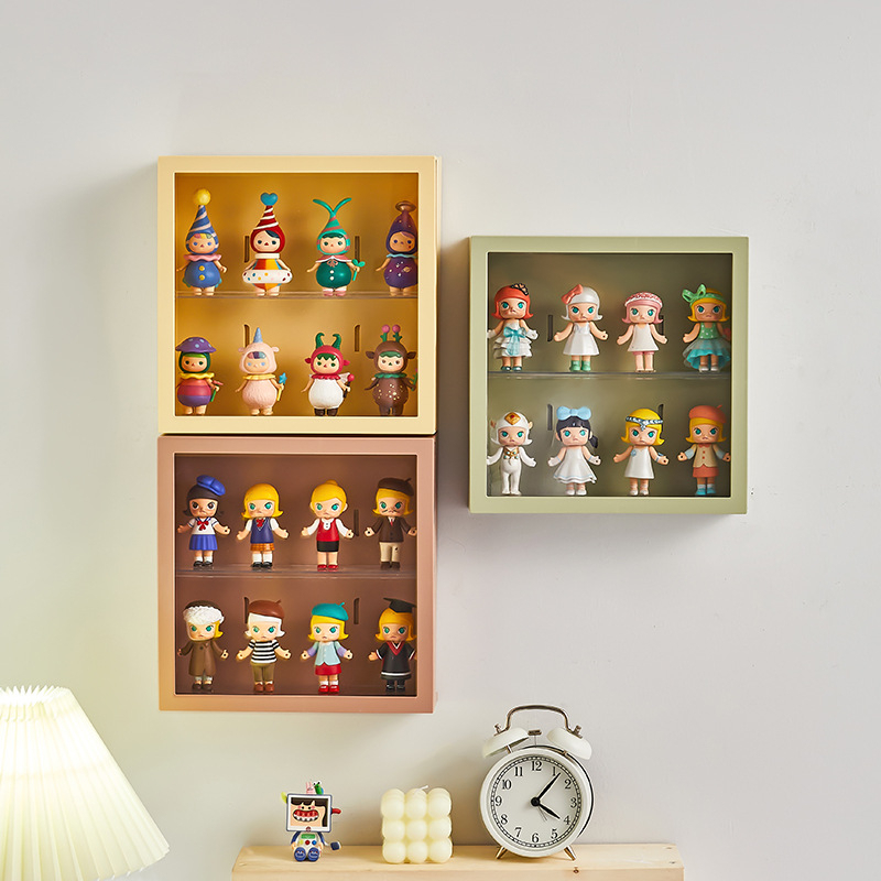 Acrylic Display Box Wall Mounted Blind Box Storage Display Shelf Multi ...