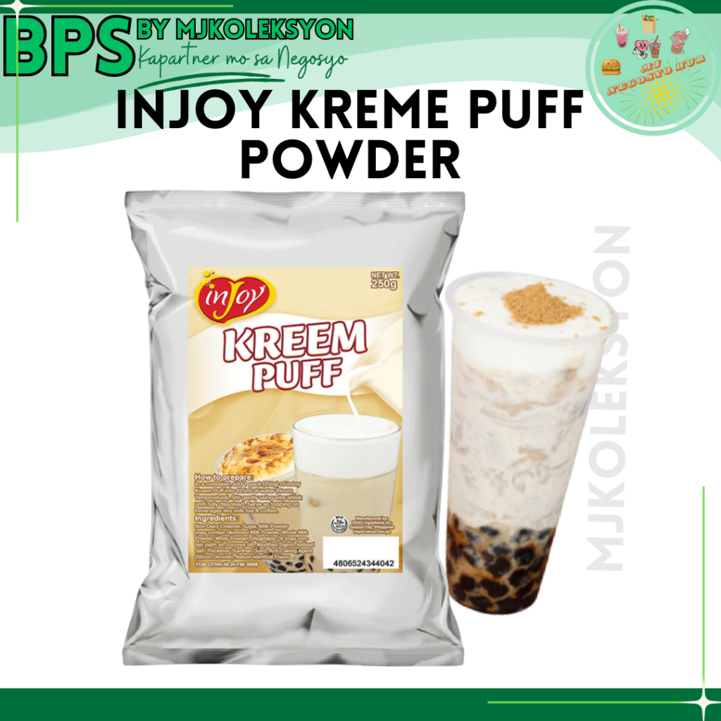 Injoy KreemPuff Foam Topping Powder Mix for Milktea SHP2- | Shopee ...