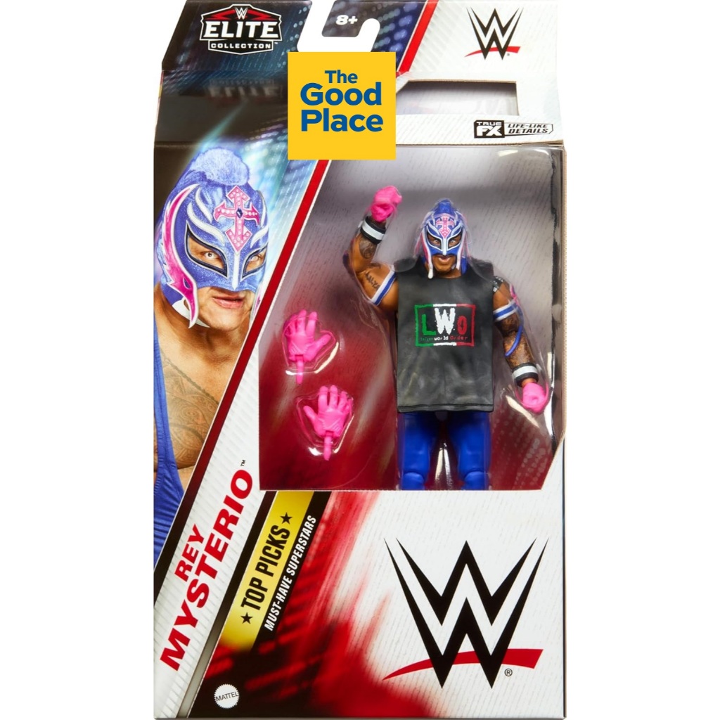 Wwe Rey Mysterio Mattel Action Catch Figurine Elite Ringside Exclusif
