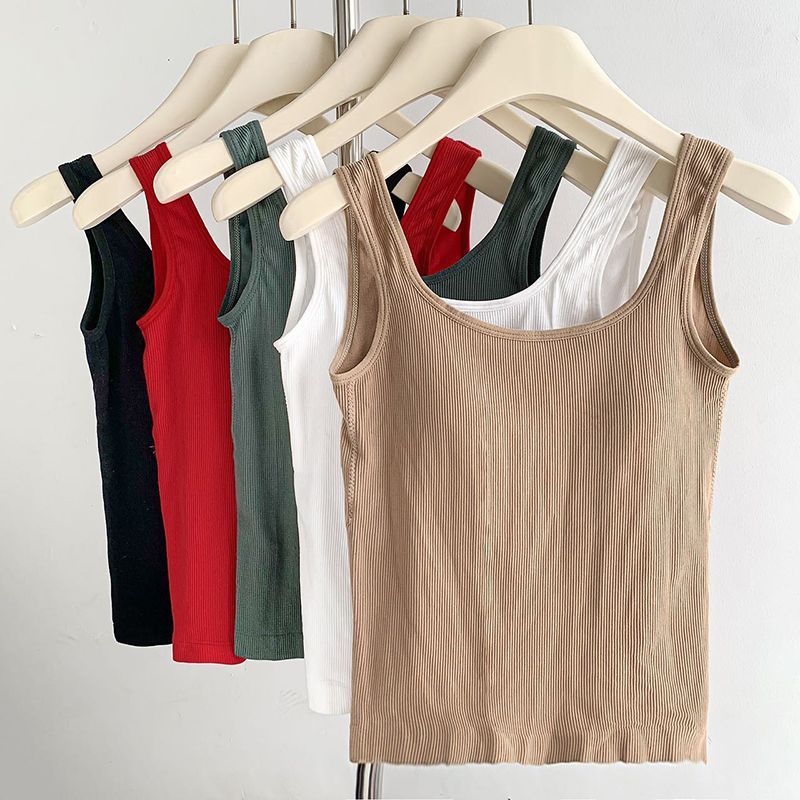 New Summer Slim Sando With Solid Color Pullover Sleveless Fashion ...