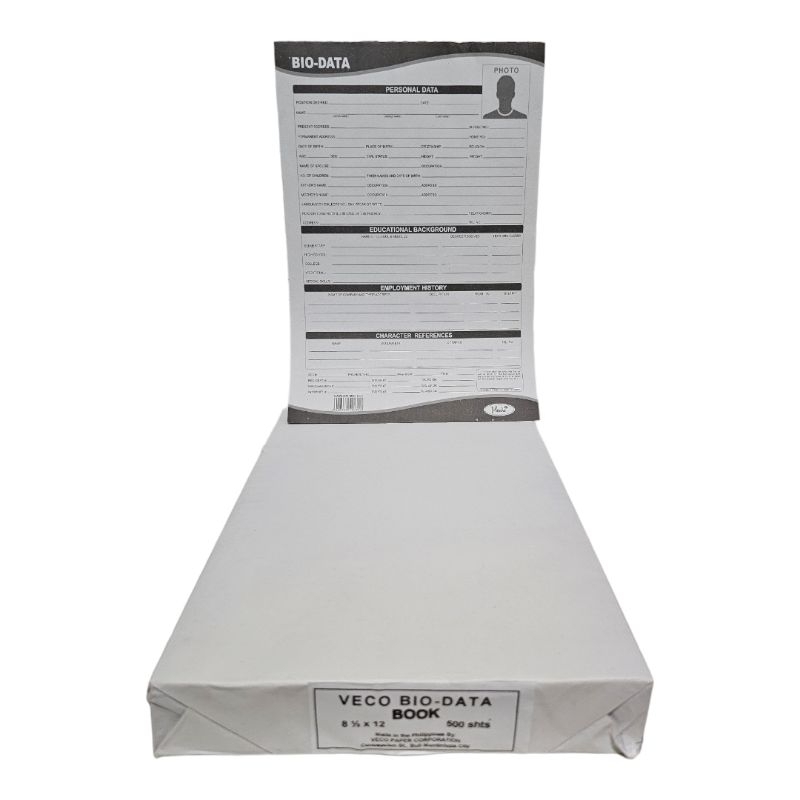 Biodata 5 Pads- 500 Sheets in Random Brand | Shopee Philippines