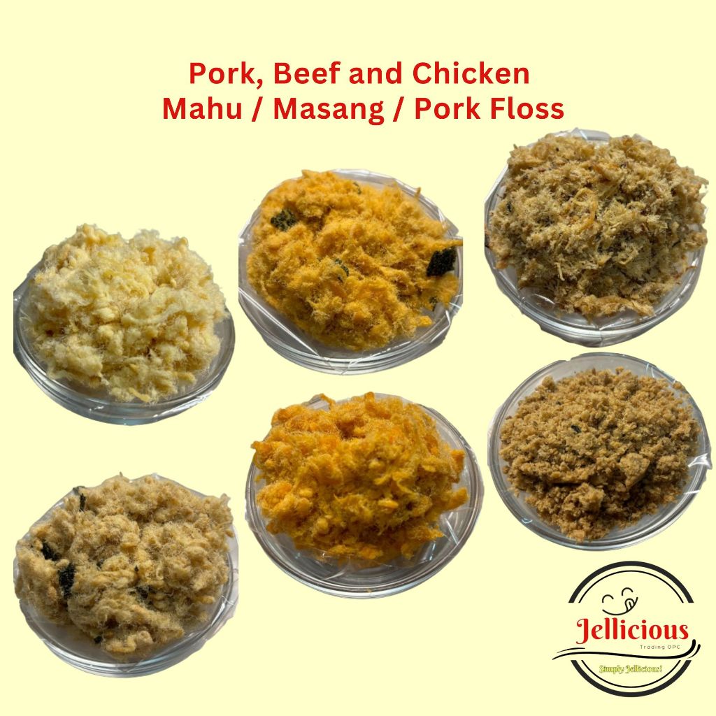 Pork, Beef and Chicken Mahu / Masang / Pork Silky Flossy Pork Floss ...