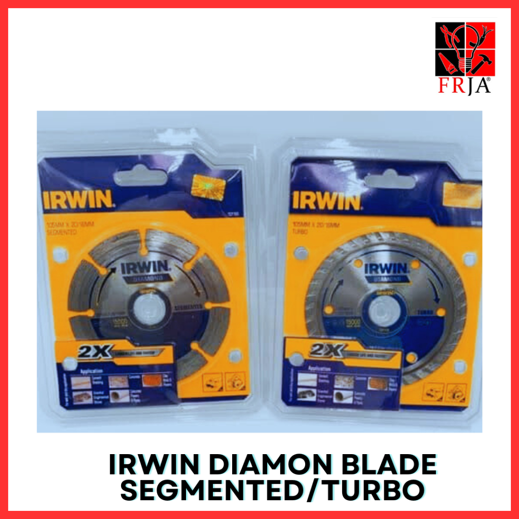 IRWIN DIAMOND CUTTING DISC FOR TILES 4INCHES SEGMENTED/TURBO (Size ...