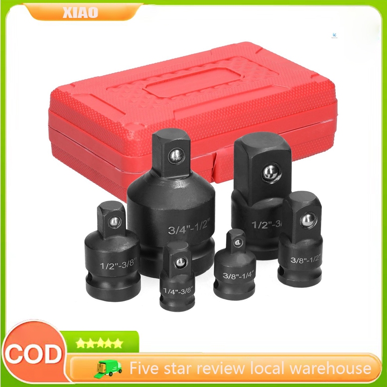 COD-6pcs Drive Socket Adapter Converter Reducer Air Impact Socket ...