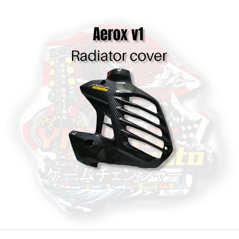 NEW!! Yamaha Aerox v1 hydro dip carbon radiator | Shopee Philippines