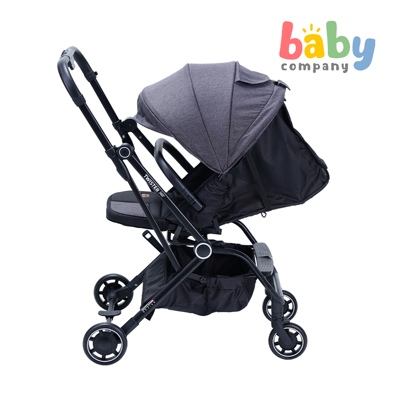 Akeeva Platinum Series Twister 360 Stroller Available in Black and Gray Shopee Philippines