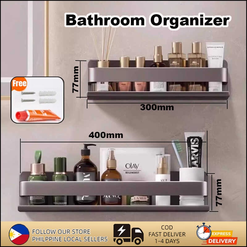 Bathroom Organizer Rack Waterproof Storage Shelf Toilet Organizer ...