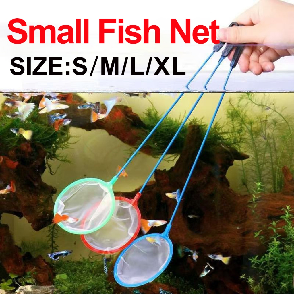 Aquarium Fry Fish Net Good For Fry and Fish Colorful Round Fish Net For ...
