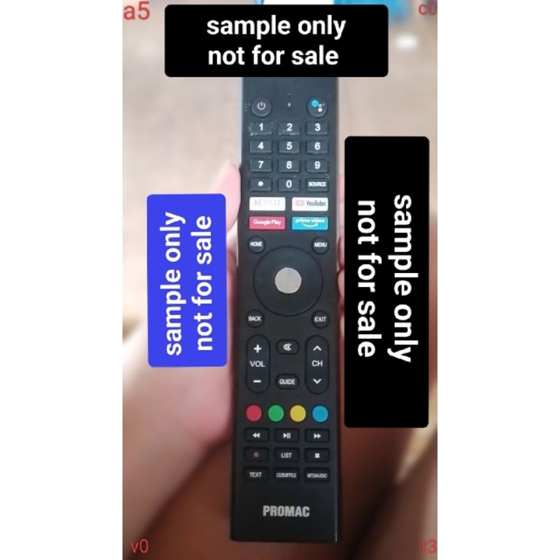 promac smart tv remote (universal)100% na gagana sa tv mo | Shopee ...