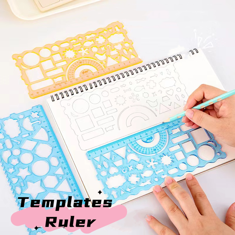 Multifunctional Drawing Ruler Geometric Function Drawing Measuring ...