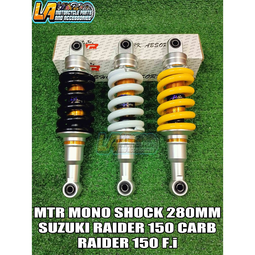 SUZUKI RAIDER 150 CARB / RAIDER 150 F.i MTR MONO SHOCK 280MM | Shopee ...