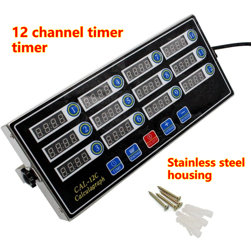 kitchen timer 12 channel baking Western restaurant timer,hamburger ...