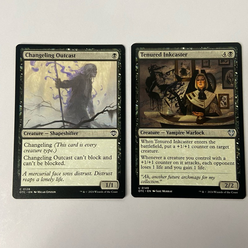 CHANGELING OUTCAST TENURED INKCASTER OTJ OUTLAWS OF THUNDER JUNCTION ...