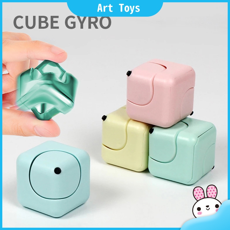 Fidget Cube Decompression Fingertip Gyro Cube Spinning Snail Dice Toys ...