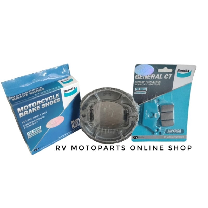 BENDIX brake pad & shoe Honda beat Carb & F.i / Scoopy / Click V1 ...