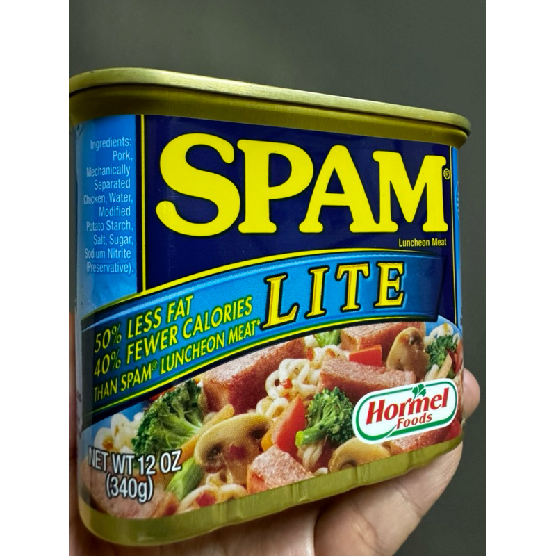 340g Hormel Spam Luncheon Meat Lite 50% Less Fat | Shopee Philippines