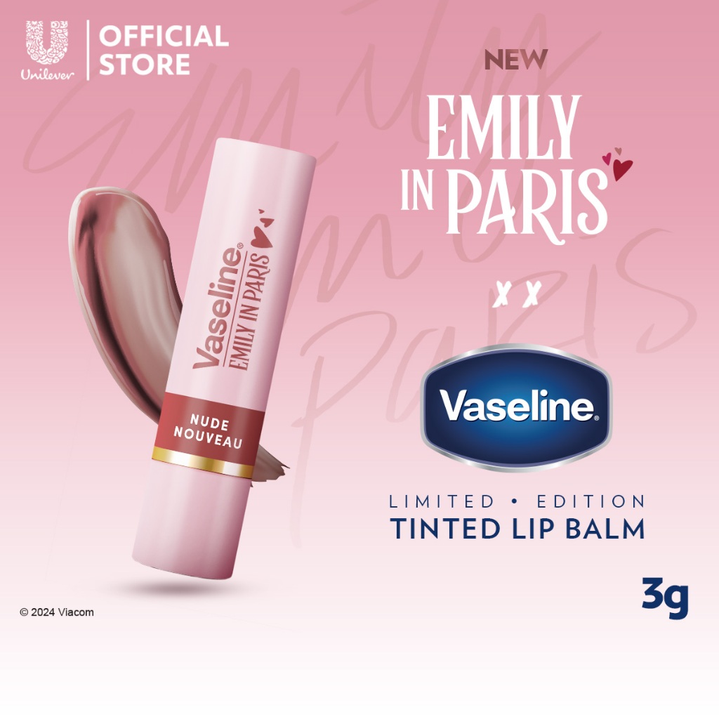 Vaseline Colour + Care Moisturizing Tinted Lip Balm Nude Nouveau (EMILY ...