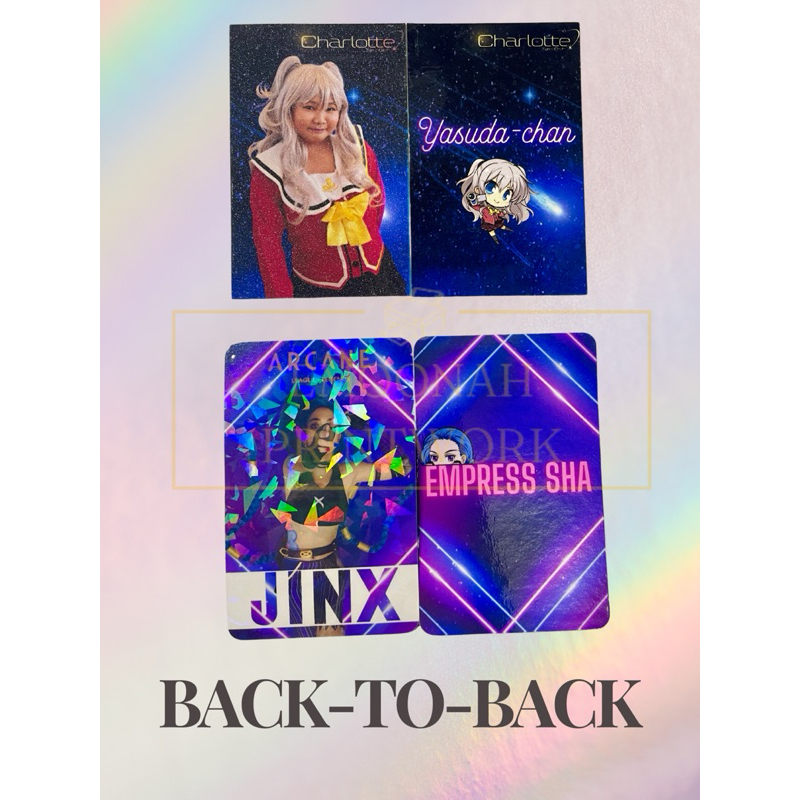 Coscard Cosplay Card Printing Sold per 10pcs 10pcs/set | Shopee Philippines