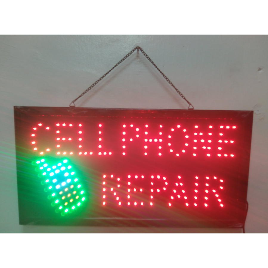 CELLPHONE REPAIR 48CM*25CM LED DISPLAY BOARD SIGNAGE LED LIGHT ENERGY ...