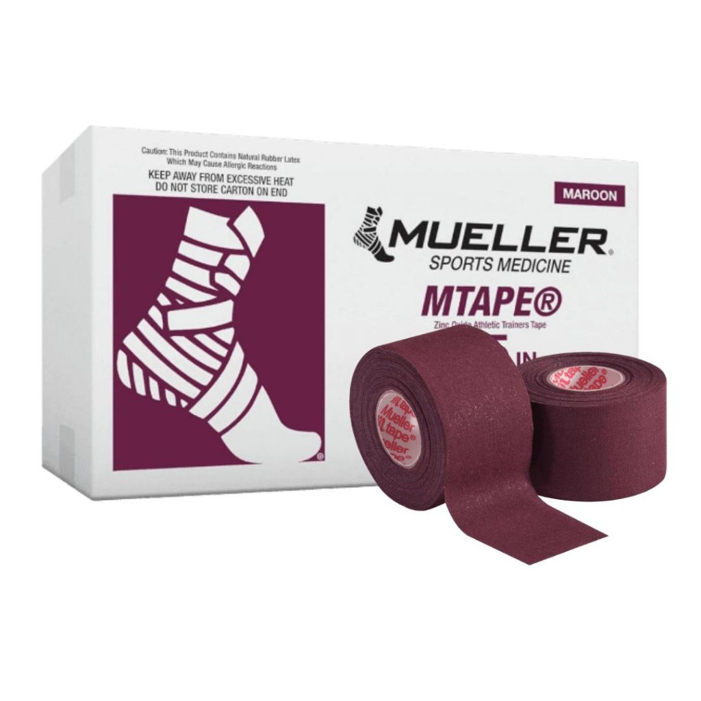 Mueller Nastro Atletico Sportivo 2 Rotoli 3,8cm X 9,1m - Adesivo In Cotone Con Ossido Di Zinco - Impermeabile E Facile Da Strappare