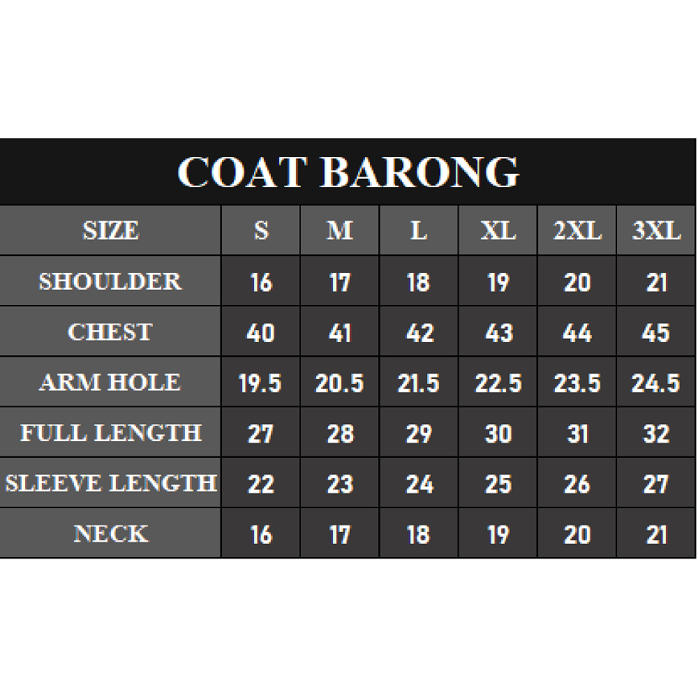 UZZO II Coat Barong for Men Grey Color with Computerized Embroidery ...