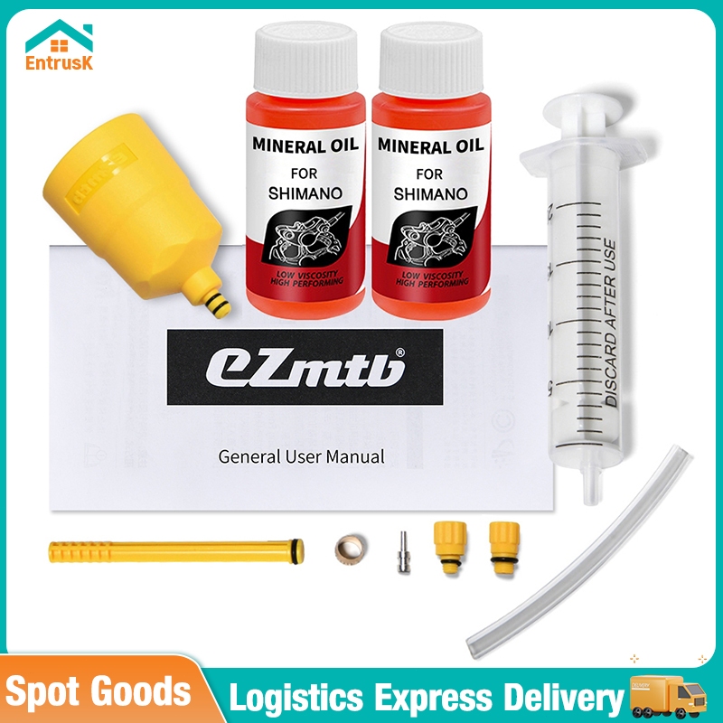 Kit De Purge Pour Freins à Disque Hydrauliques VTT - Seringue Et Accessoires, Huile Minérale